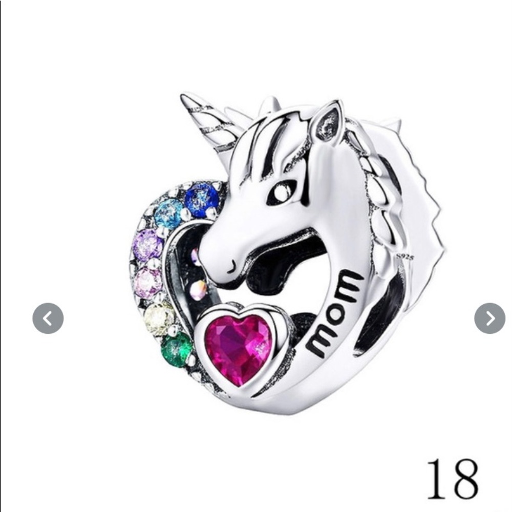 925 Sterling Silver Charm for MOM